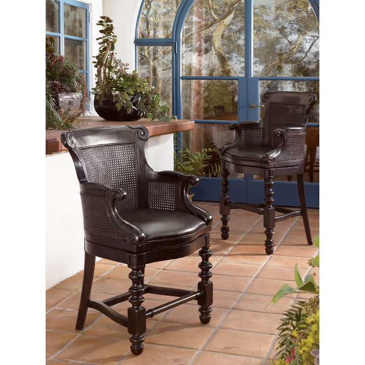 Bar & Counter Stools Dunkirk Swivel Bar Stool - Tamarind
