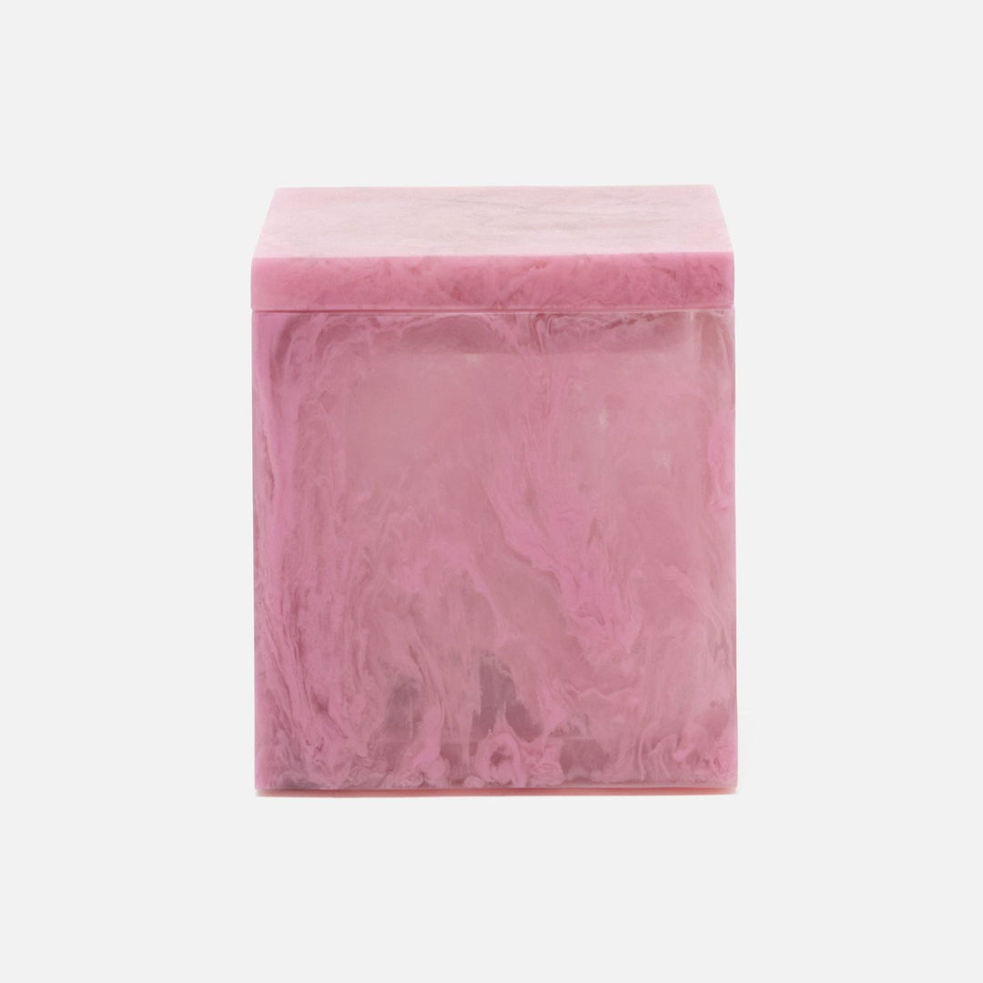 Abiko, Cherry Blossom, Canister, Large, Square Straight, Cast Resin