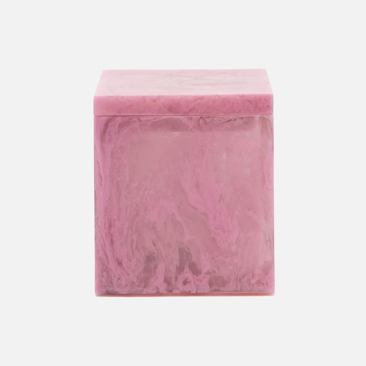 Abiko, Cherry Blossom, Canister, Large, Square Straight, Cast Resin