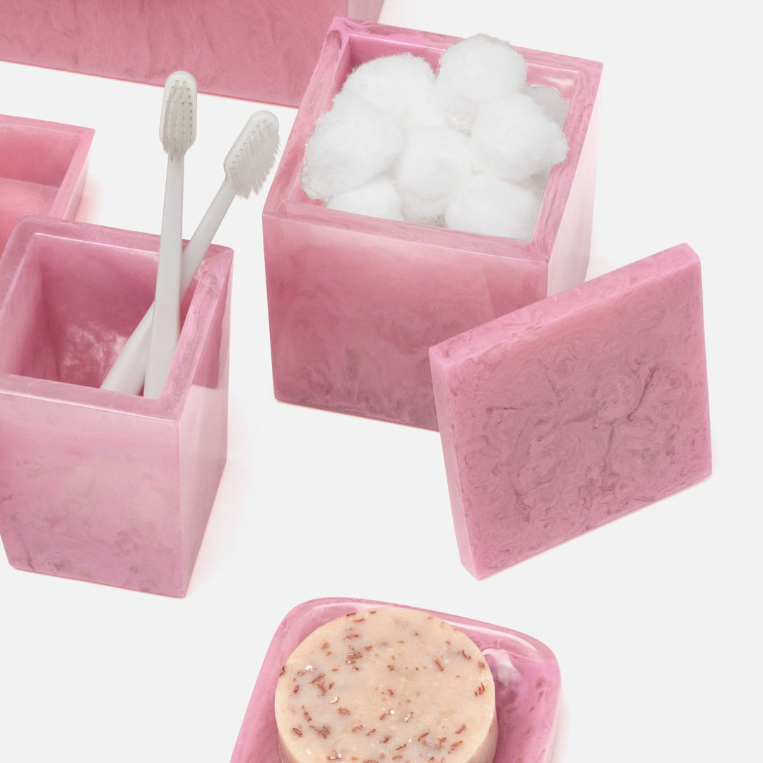 Abiko, Cherry Blossom, Canister, Small, Square Straight, Cast Resin