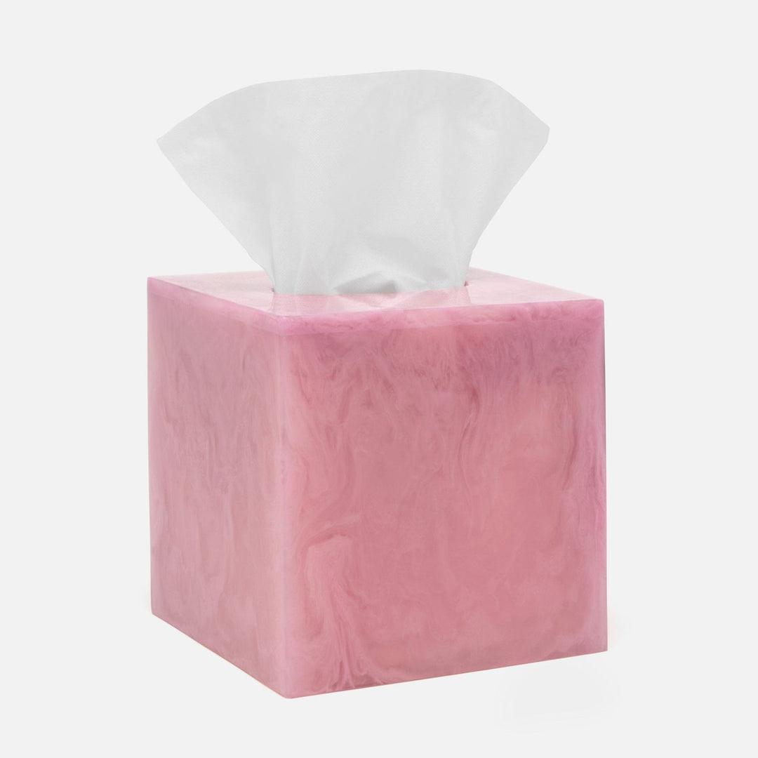 Abiko, Cherry Blossom, Tissue Box, Square Straight, Cast Resin