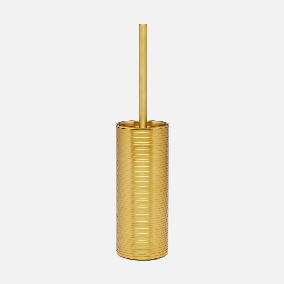 Adelaide, Matte Gold, Toilet Brush Holder, Round, Stainless Steel