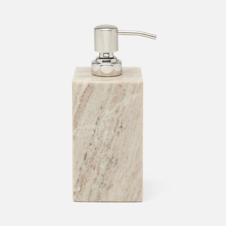 Athlone, Beige, Soap Pump, Square Straight, Marble