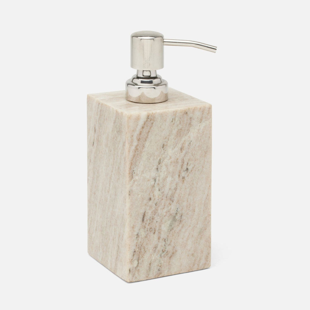 Athlone, Beige, Soap Pump, Square Straight, Marble