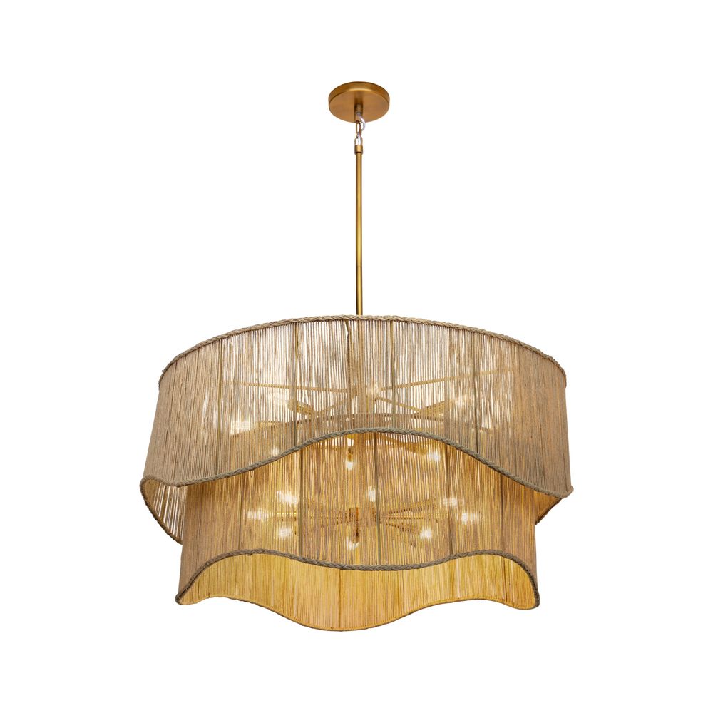 Chandeliers Rhine Chandelier - Natural Jute