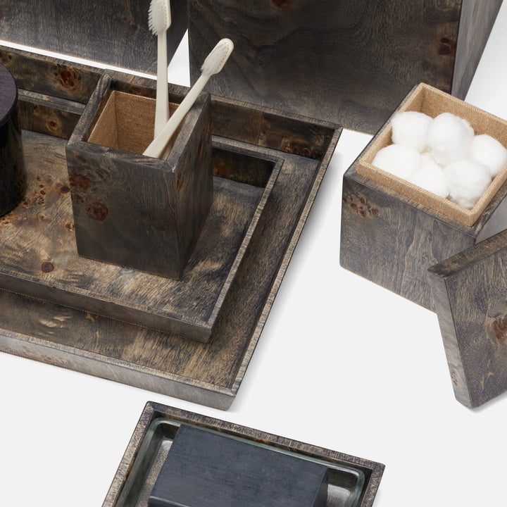 Bern, Ash Gray, Canister, Square Straight, Mappa Burl