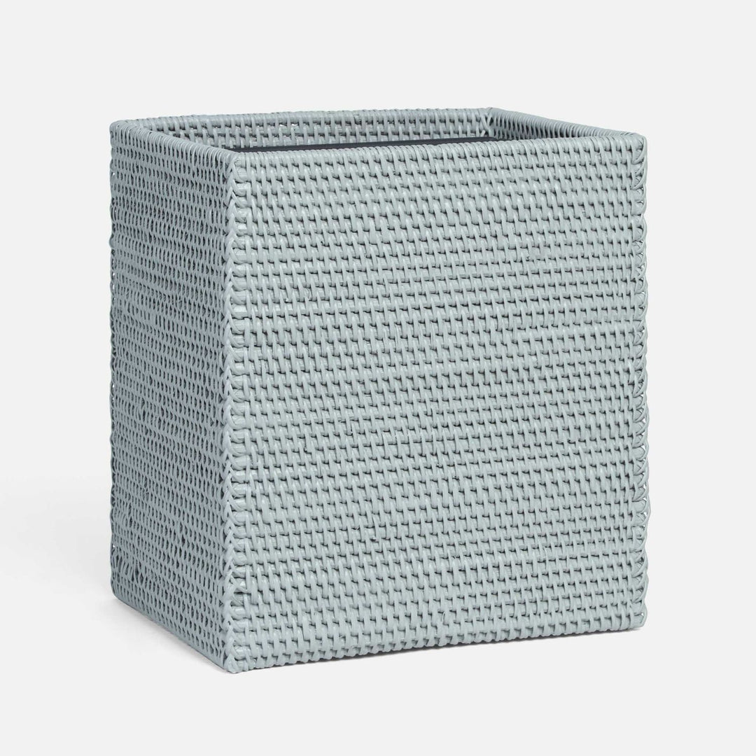 Dalton, Light Gray, Wastebasket, Rectangular Straight, Rattan