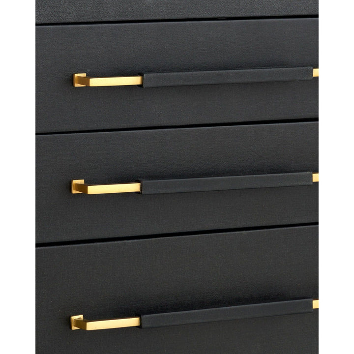 Verona Black Secretary Desk