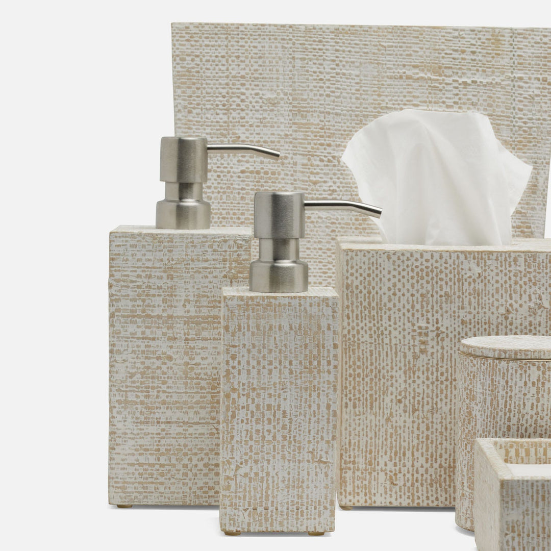 Ghent, Whitewashed, Soap Pump, Square Straight, Bagor Grass