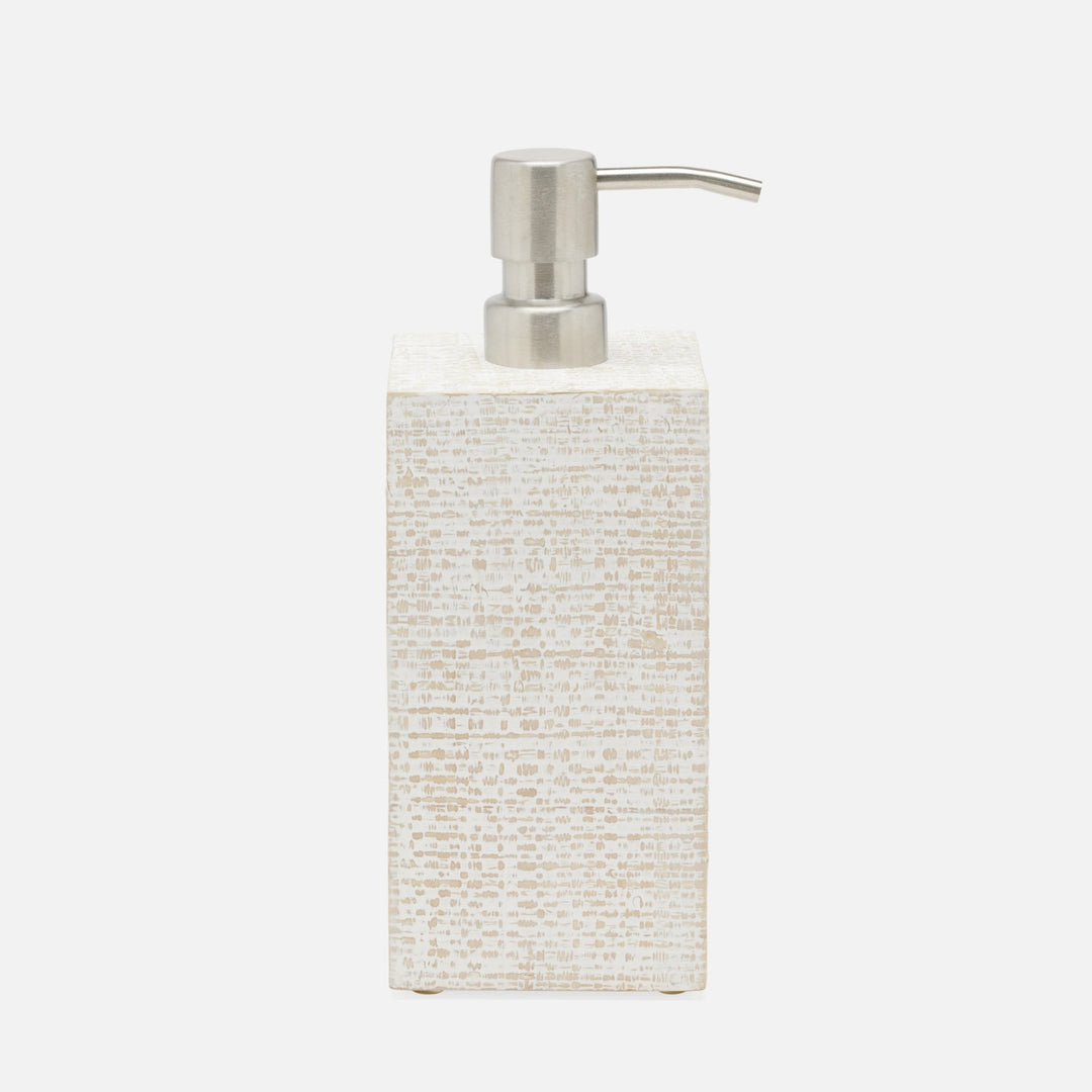 Ghent, Whitewashed, Soap Pump, Xlarge, Square Straight, Bagor Grass