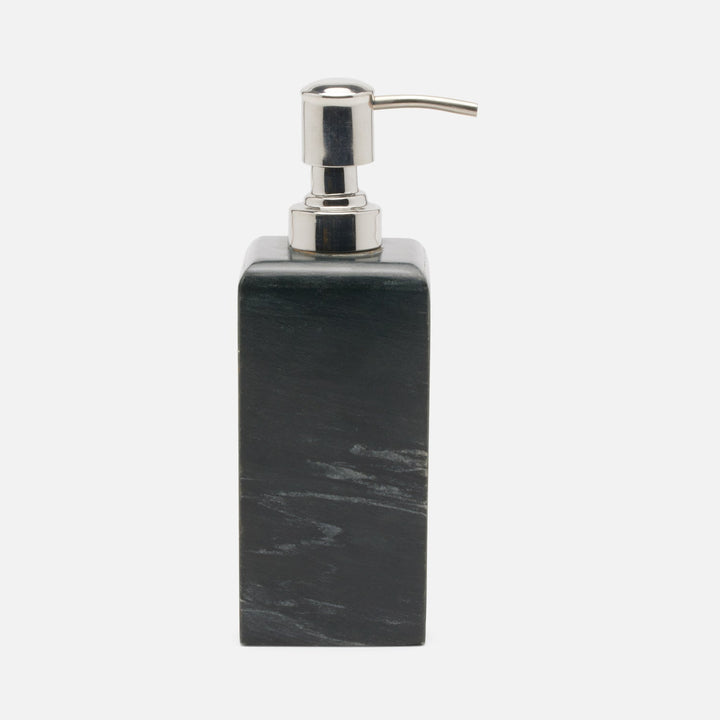 Kavala, Black , Soap Pump, Rounded Edges, Marble