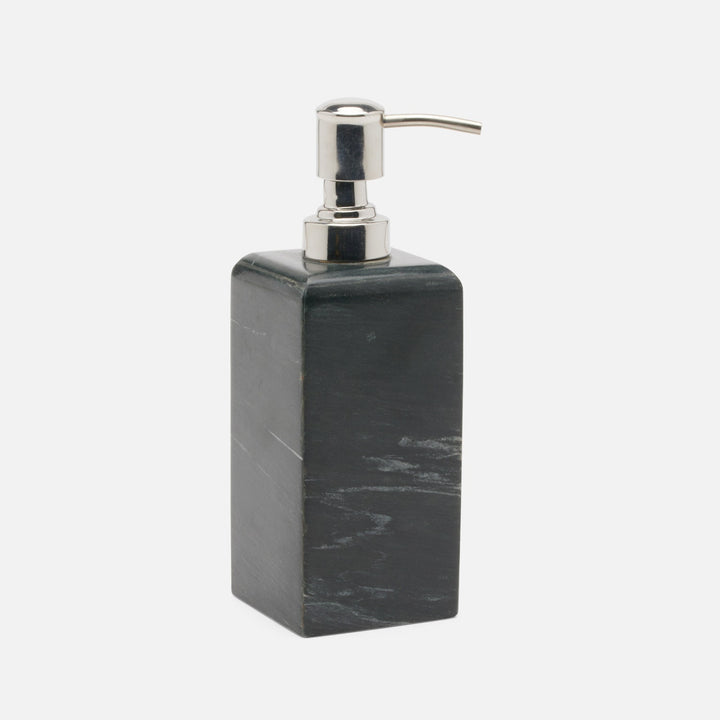 Kavala, Black , Soap Pump, Rounded Edges, Marble