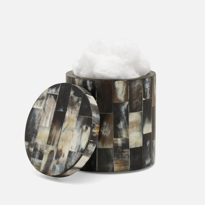 Lark, Dark, Canister, Round, Horn