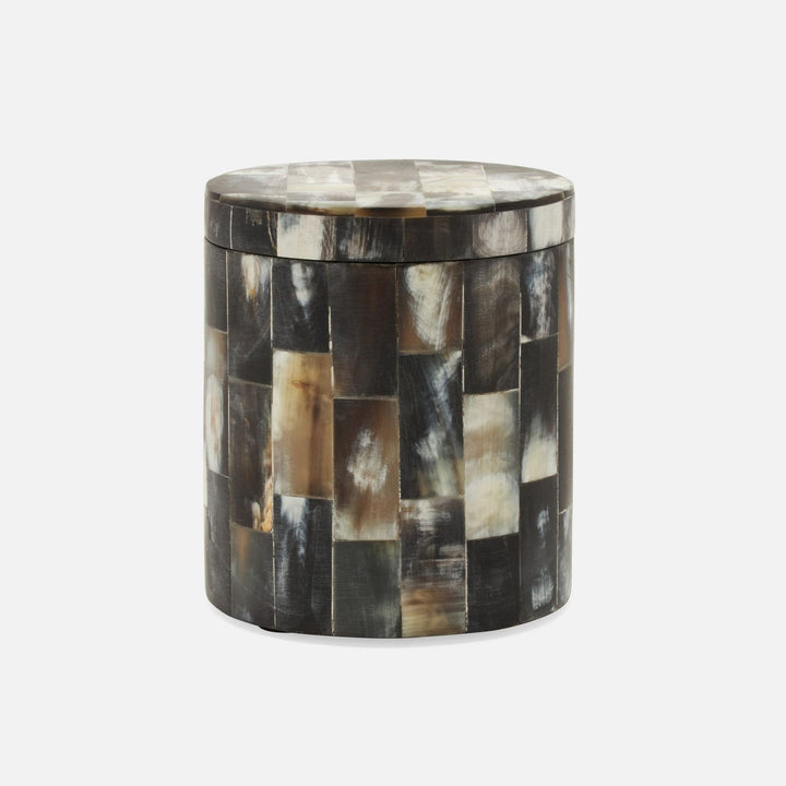 Lark, Dark, Canister, Round, Horn