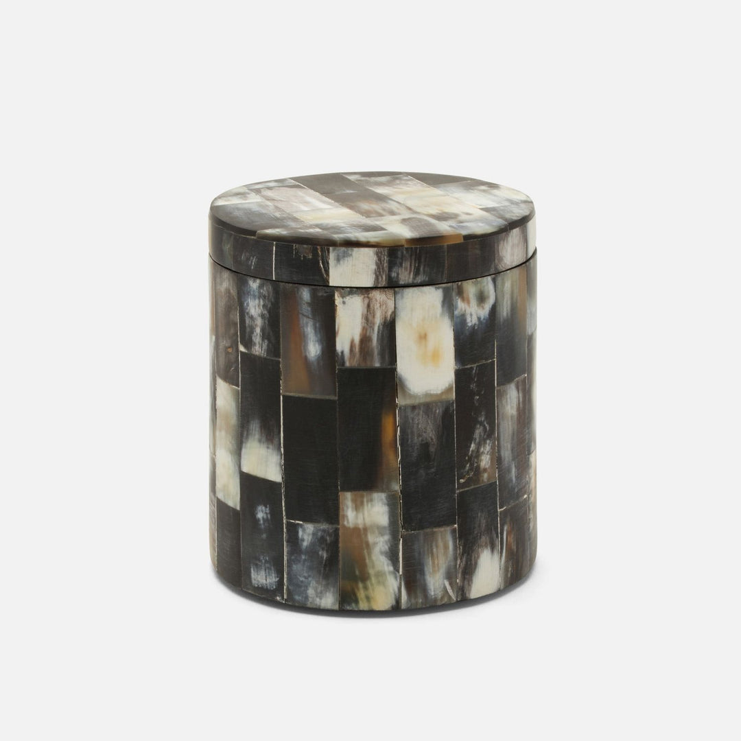 Lark, Dark, Canister, Round, Horn