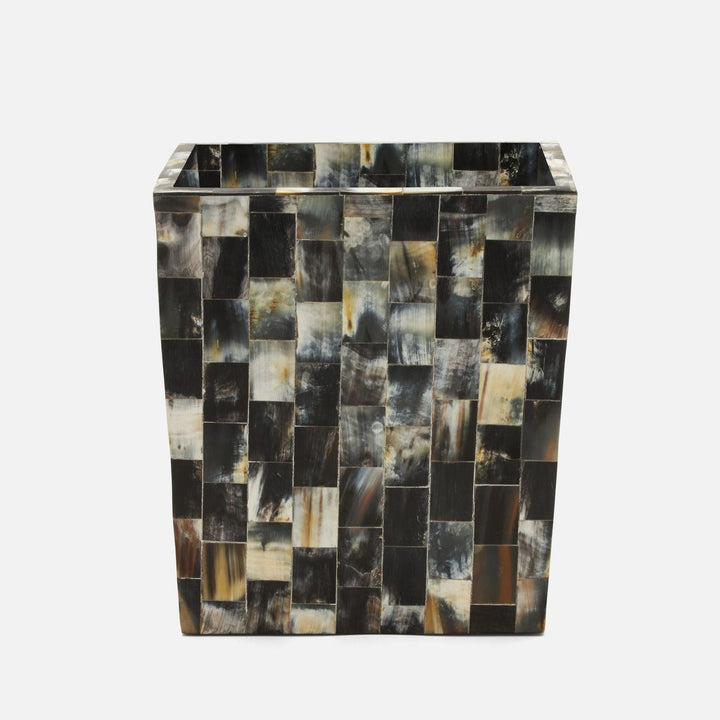 Lark, Dark, Wastebasket, Rectangular Tapered, Horn