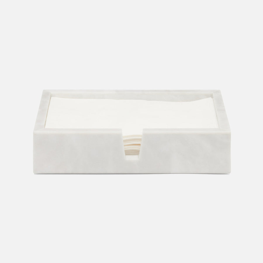 Milan, White, Hand Towel Tray, Rectangular Straight, Romblon Stone