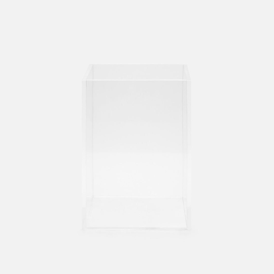 Monette, Clear, Wastebasket, Square Straight, Acrylic
