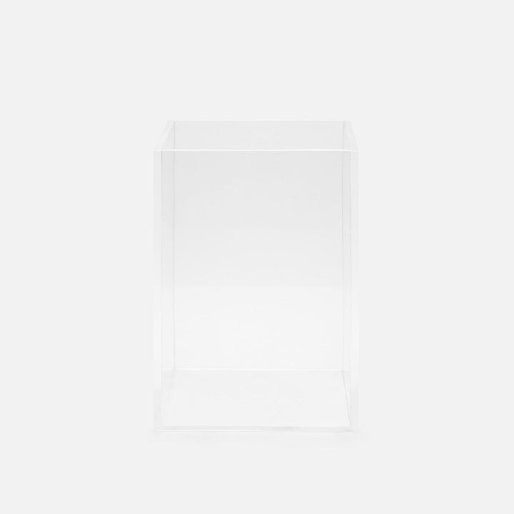 Monette, Clear, Wastebasket, Square Straight, Acrylic