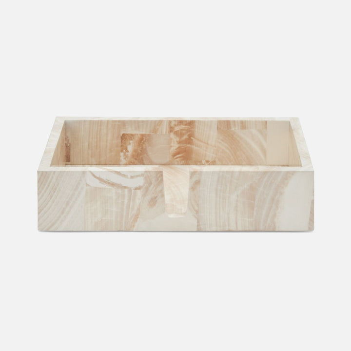 Palermo Ii, Hand Towel Tray, Rectangular Straight, Faux Clamstone