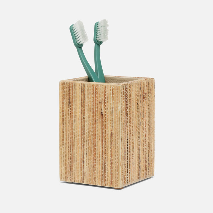 Sumter, Natural, Brush Holder, Square Straight, Hemp