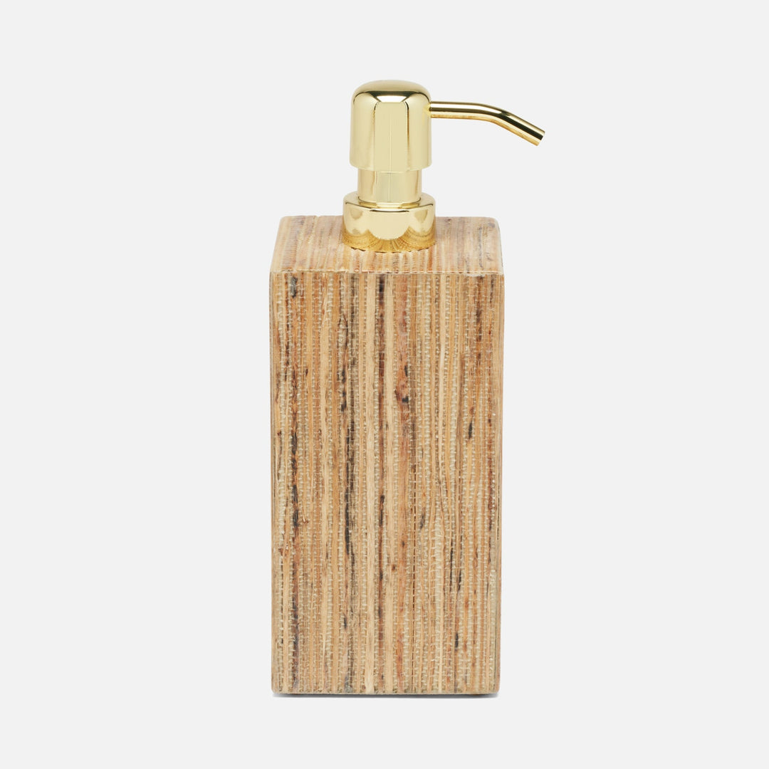 Sumter, Natural, Soap Pump, Square Straight, Xlarge, Hemp