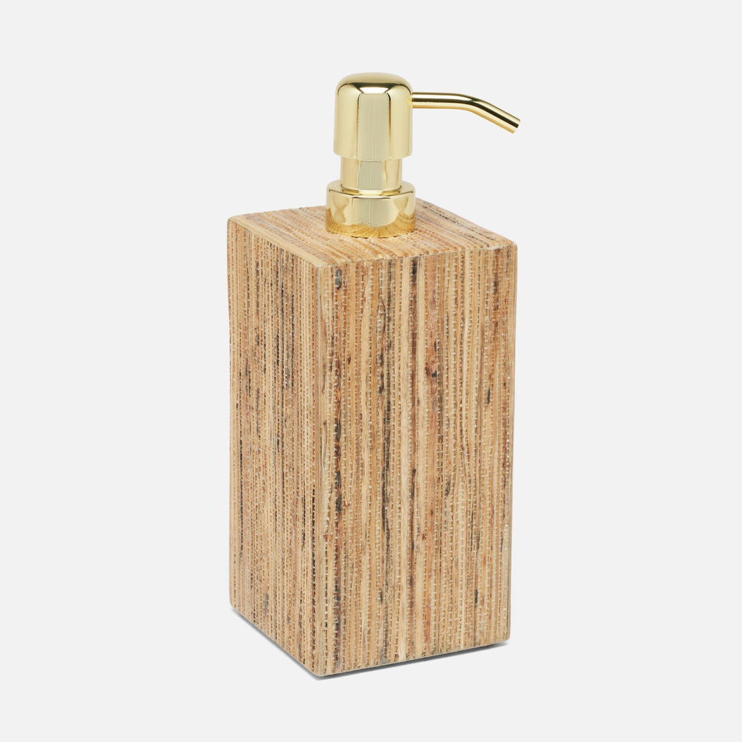 Sumter, Natural, Soap Pump, Square Straight, Xlarge, Hemp