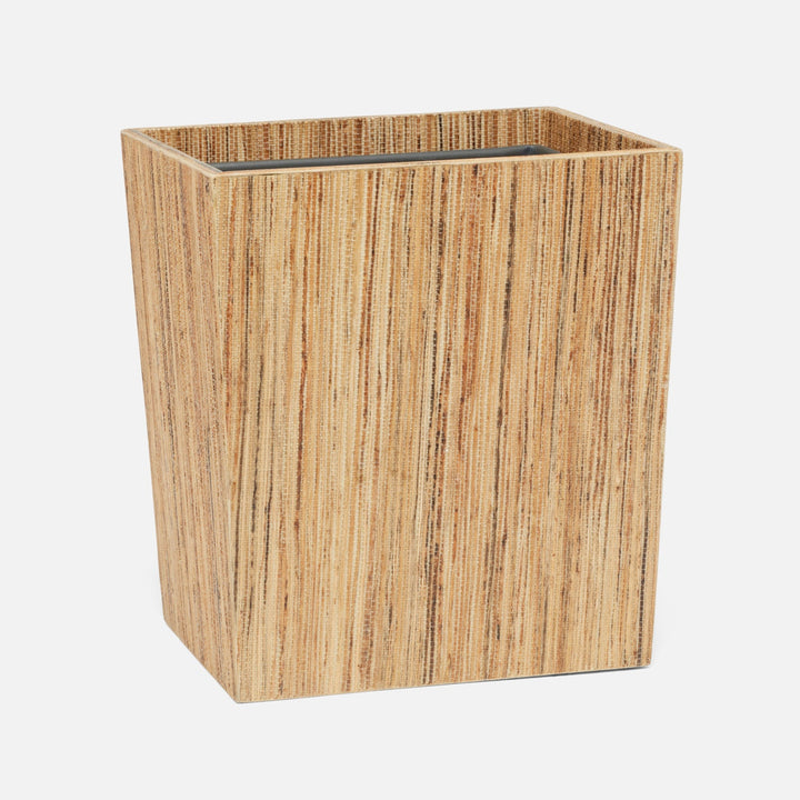 Sumter, Natural, Wastebasket, Rectangular Tapered, Hemp