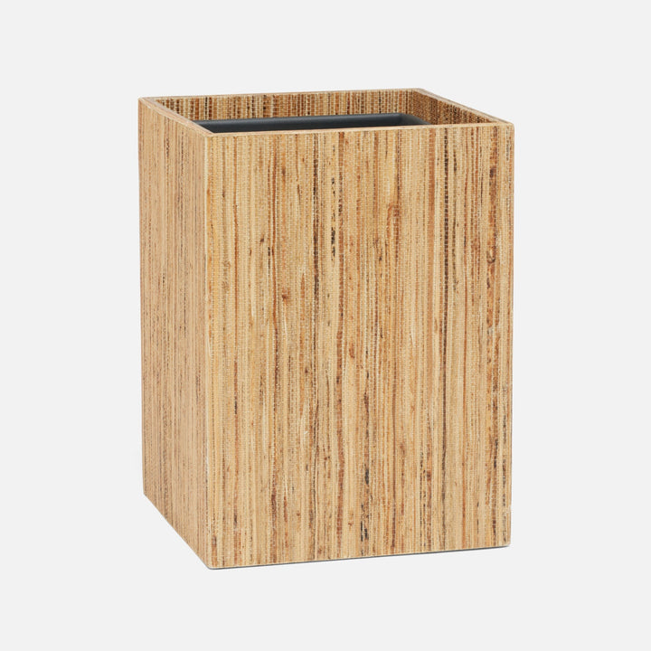 Sumter, Natural, Wastebasket, Square Straight, Hemp