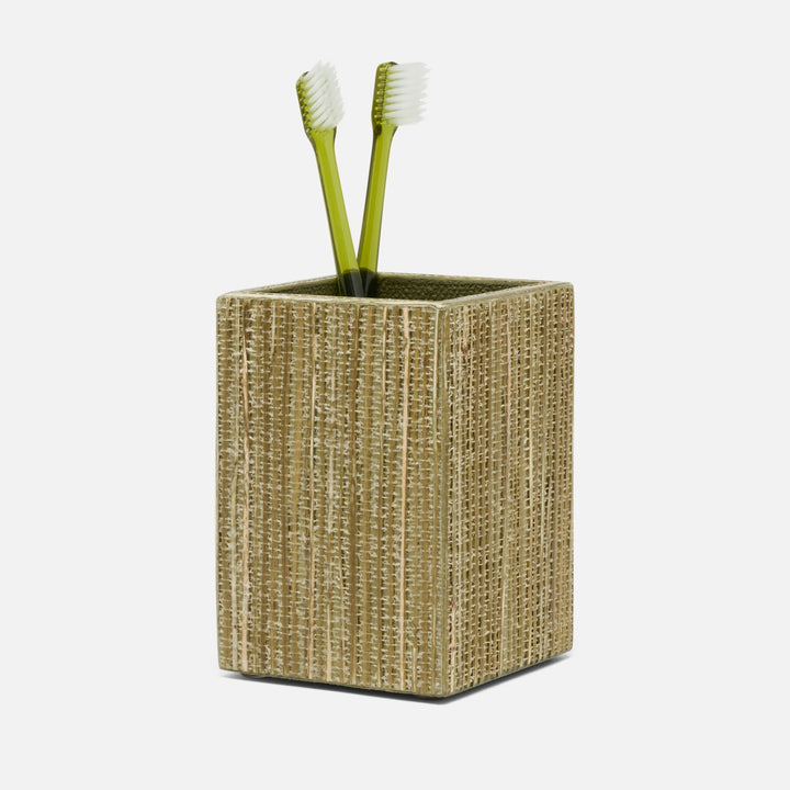 Sumter, Olive, Brush Holder, Square Straight, Hemp