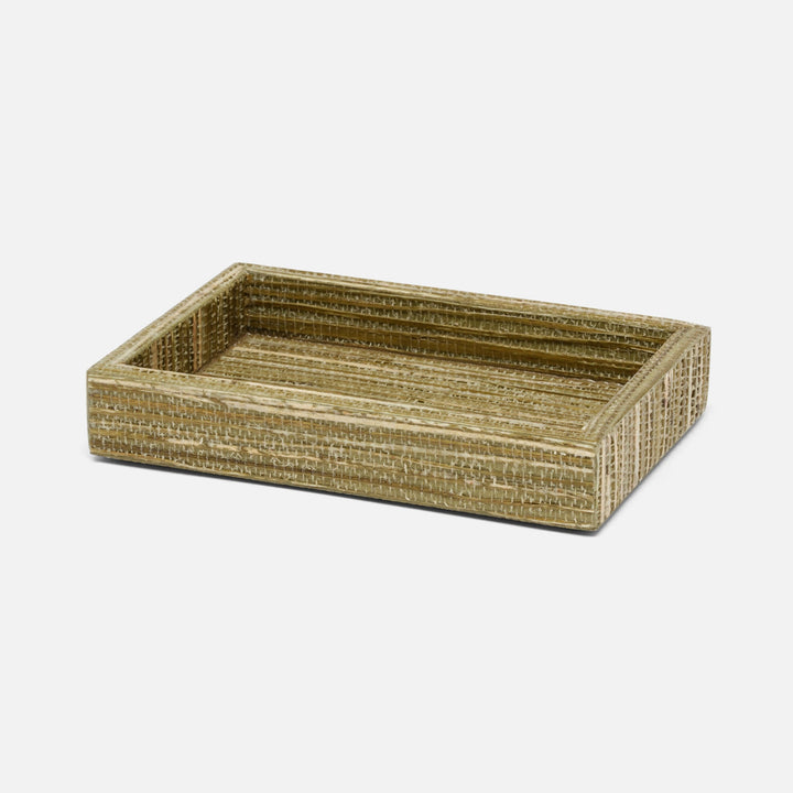 Sumter, Olive, Soap Dish, Rectangular Straight, Hemp
