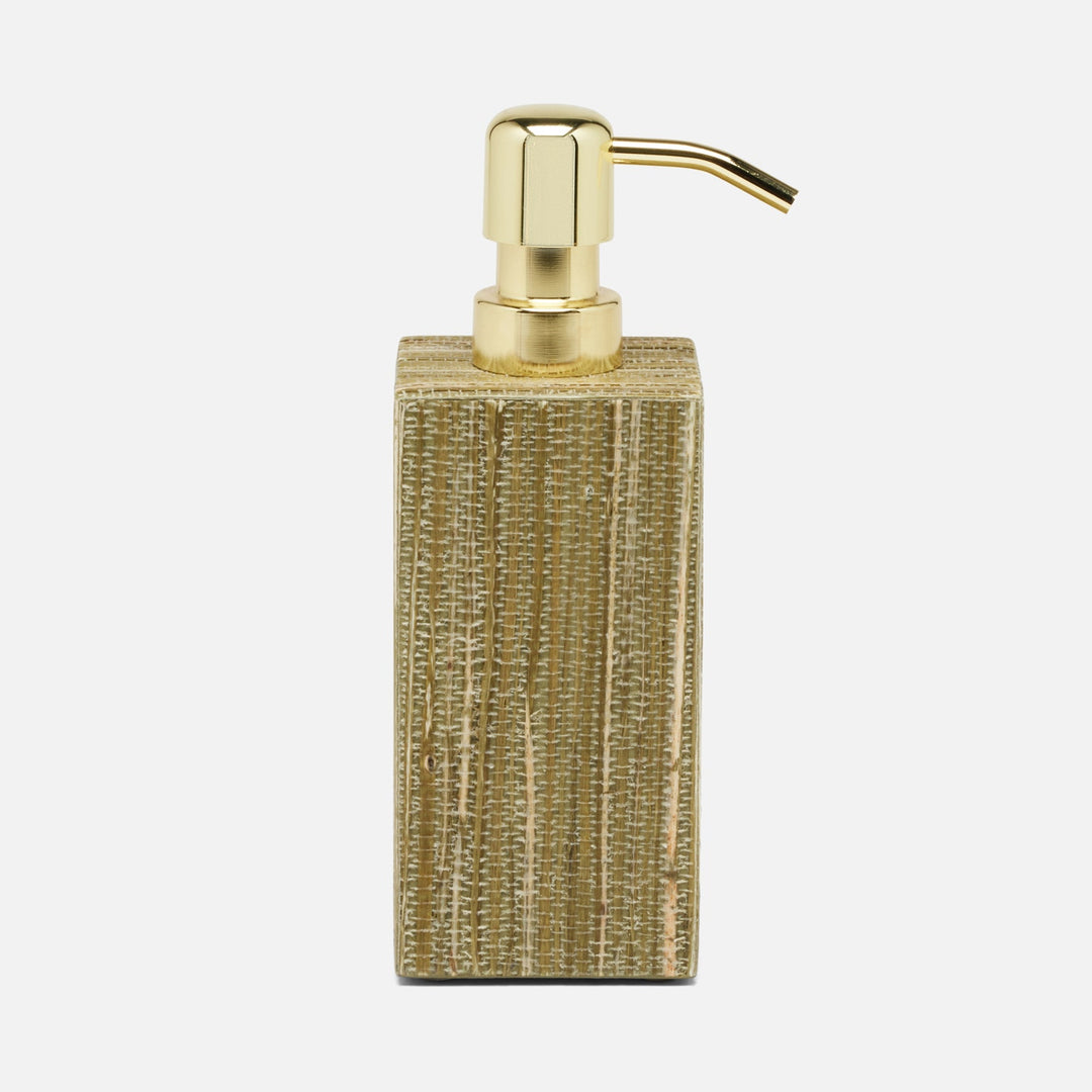 Sumter, Olive, Soap Pump, Square Straight, Hemp