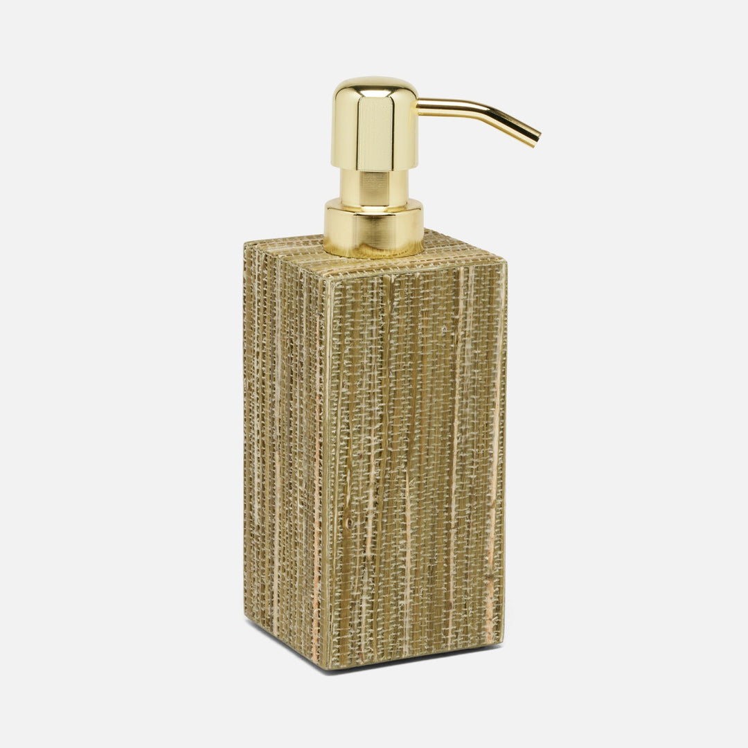 Sumter, Olive, Soap Pump, Square Straight, Hemp