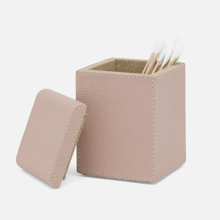 Victoria, Dusty Rose, Canister, Square Straight, Full Grain Leather