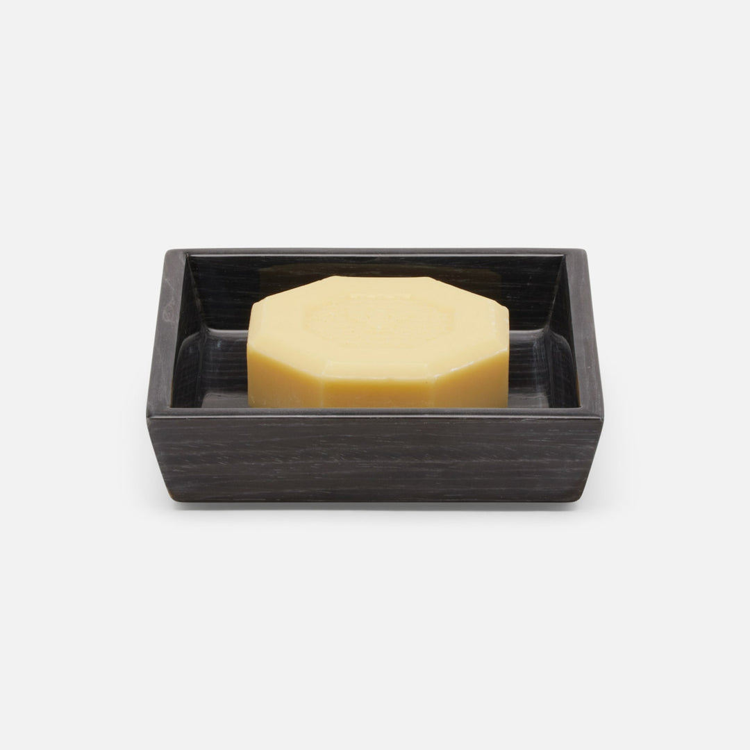 Westerly, Dark Oak, Soap Dish, Square Tapered, Veneer