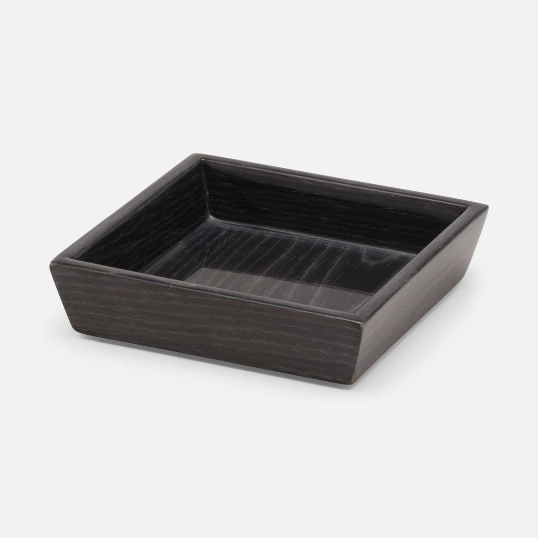 Westerly, Dark Oak, Soap Dish, Square Tapered, Veneer