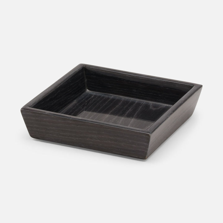 Westerly, Dark Oak, Soap Dish, Square Tapered, Veneer