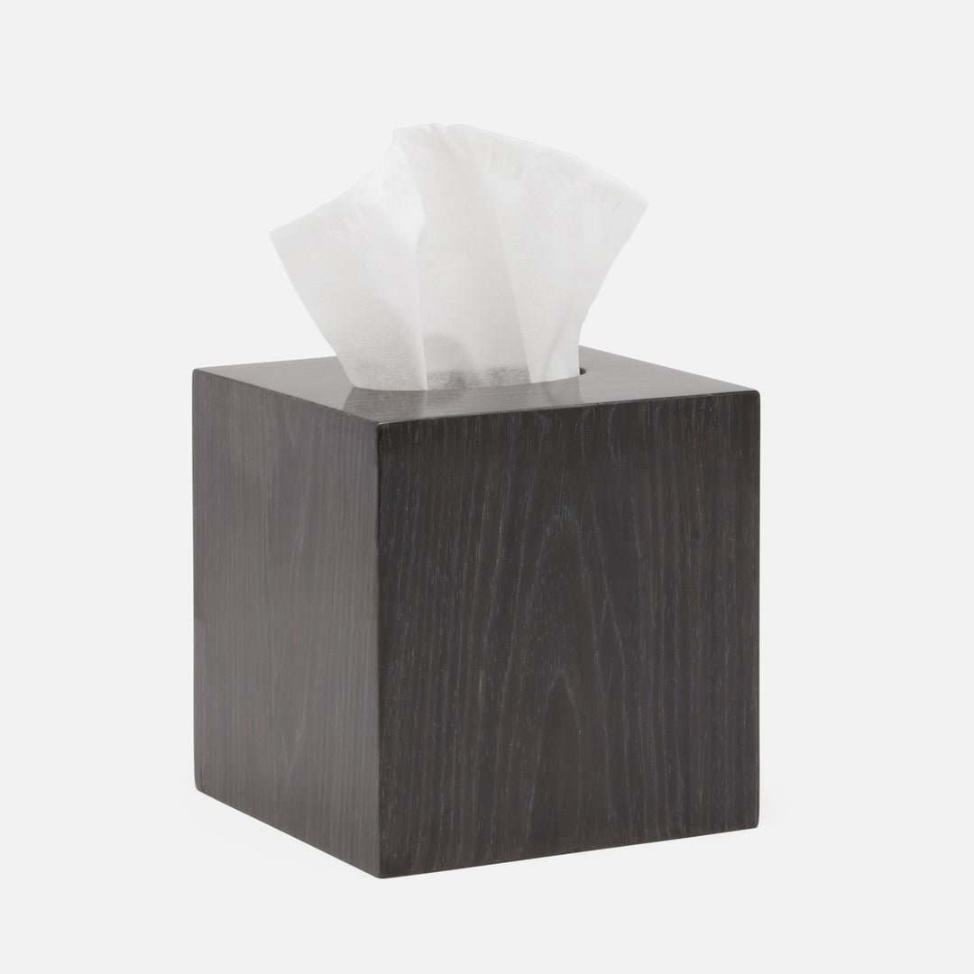 Westerly, Dark Oak, Tissue Box, Square Straight, Veneer