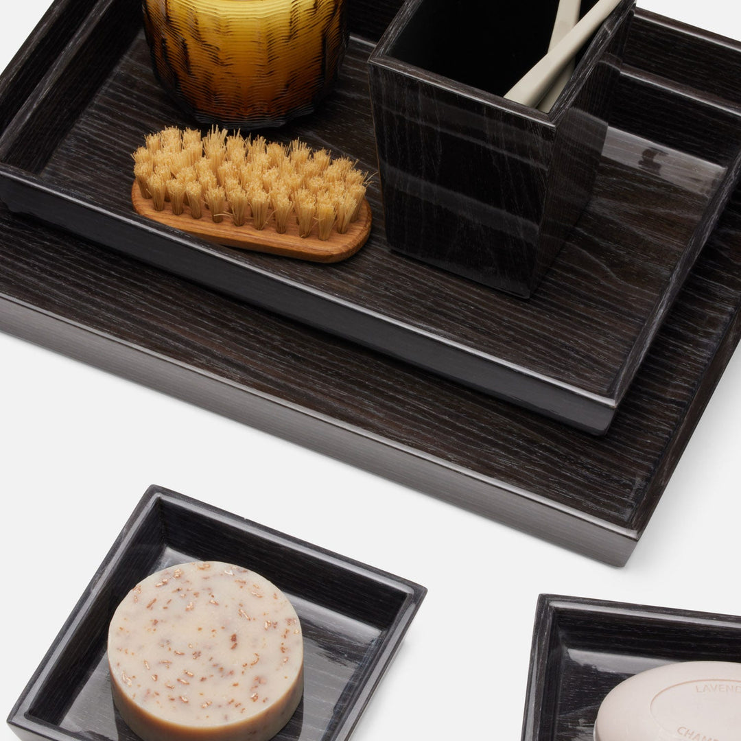 Westerly, Dark Oak, Nested Trays, Rectangular Tapered, Veneer, S/2