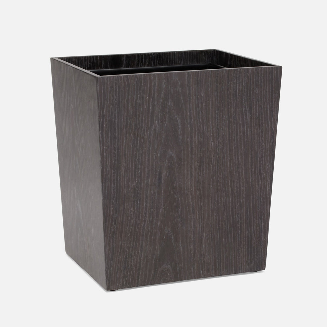 Westerly, Dark Oak, Wastebasket, Rectangular Tapered, Veneer