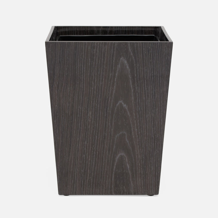 Westerly, Dark Oak, Wastebasket, Square Tapered, Veneer