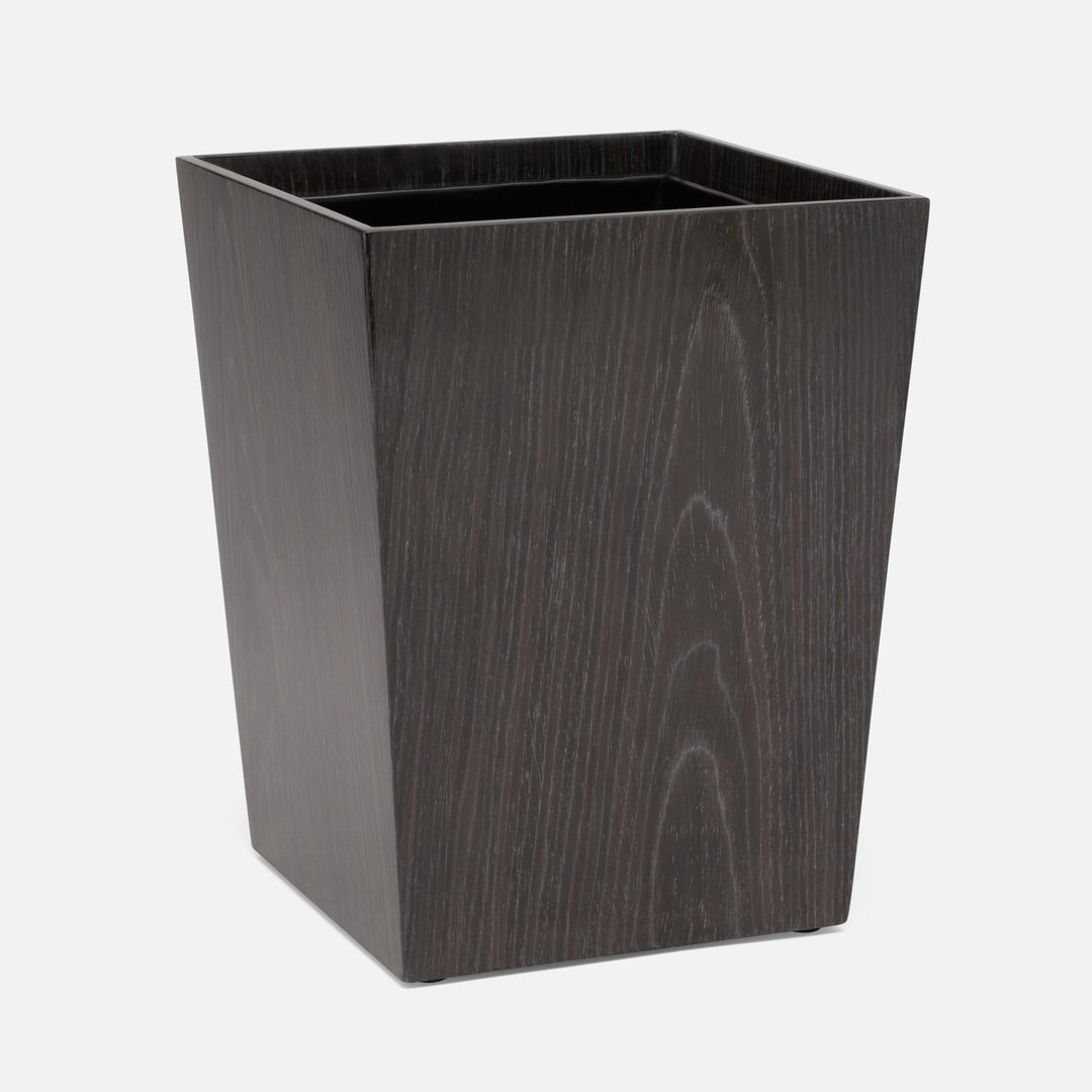 Westerly, Dark Oak, Wastebasket, Square Tapered, Veneer