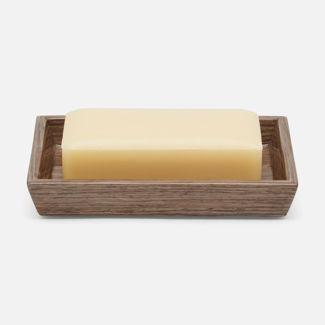 Westerly, Oak, Soap Dish, Rectangular Tapered, Veneer