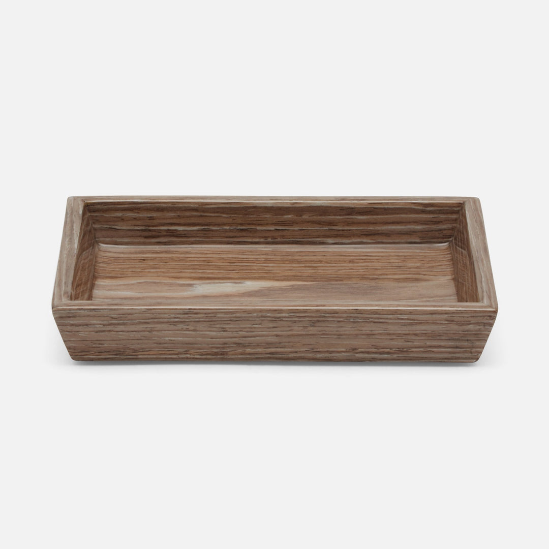 Westerly, Oak, Soap Dish, Rectangular Tapered, Veneer