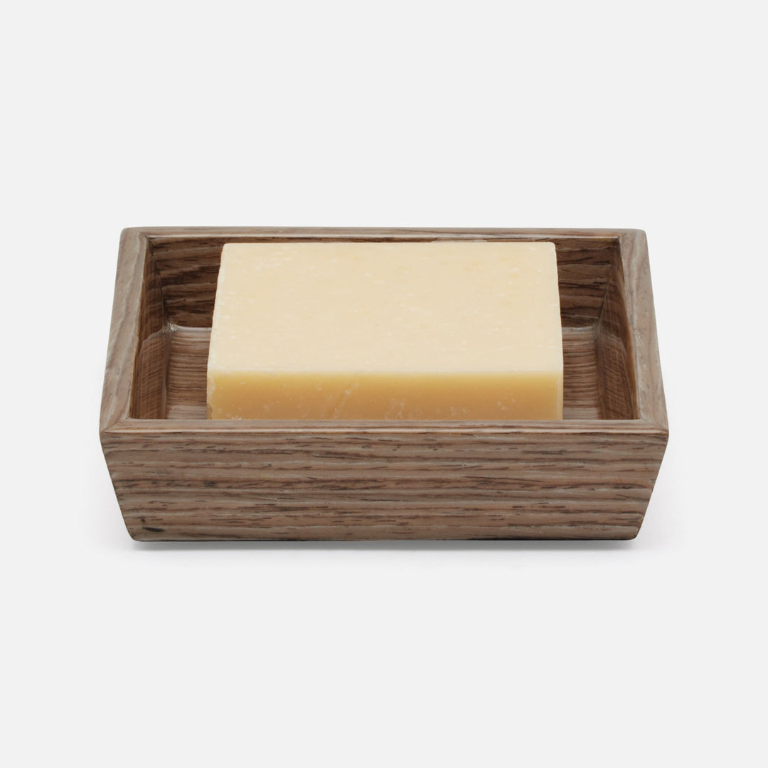 Westerly, Oak, Soap Dish, Square Tapered, Veneer