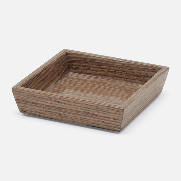 Westerly, Oak, Soap Dish, Square Tapered, Veneer