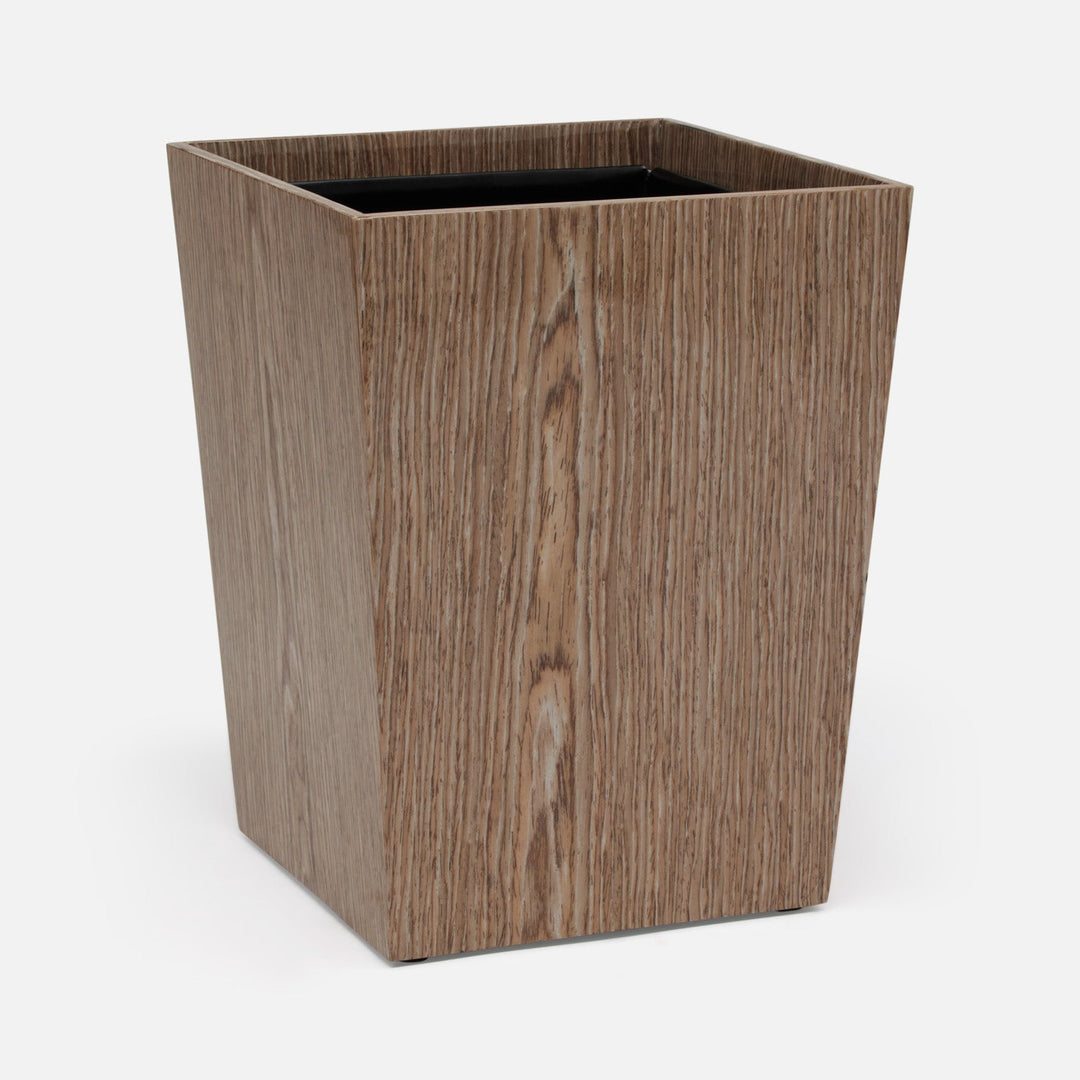 Westerly, Oak, Wastebasket, Square Tapered, Veneer