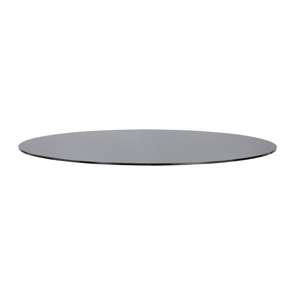 Table Tops Glass Dining Table Top - Round - Smoke Grey - 59"