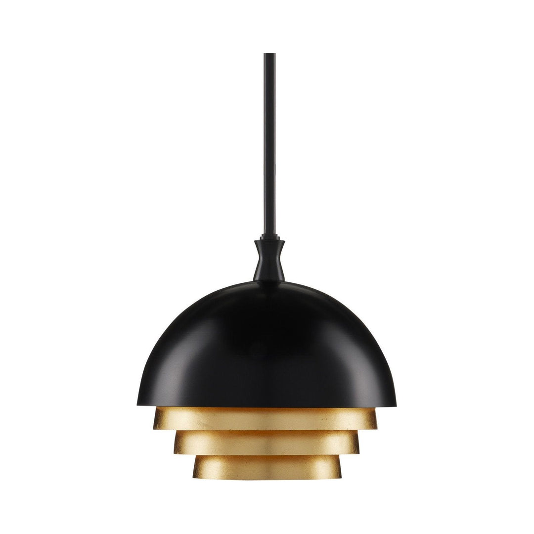 Salviati Medium Black & Gold Pendant