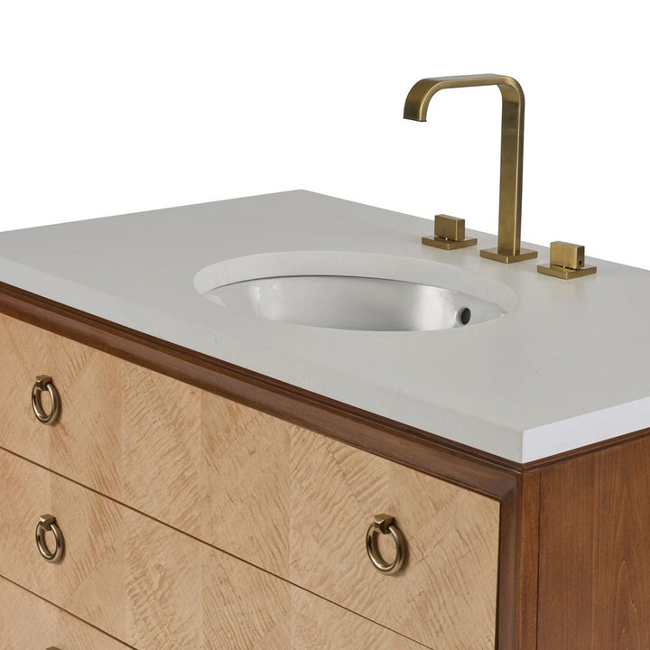Vanities Chevron Elegance Sink Chest